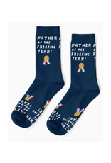 Father of the Freakin Year Crew Socks