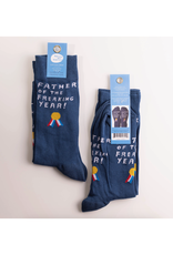 Father of the Freakin Year Crew Socks