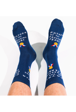 Father of the Freakin Year Crew Socks