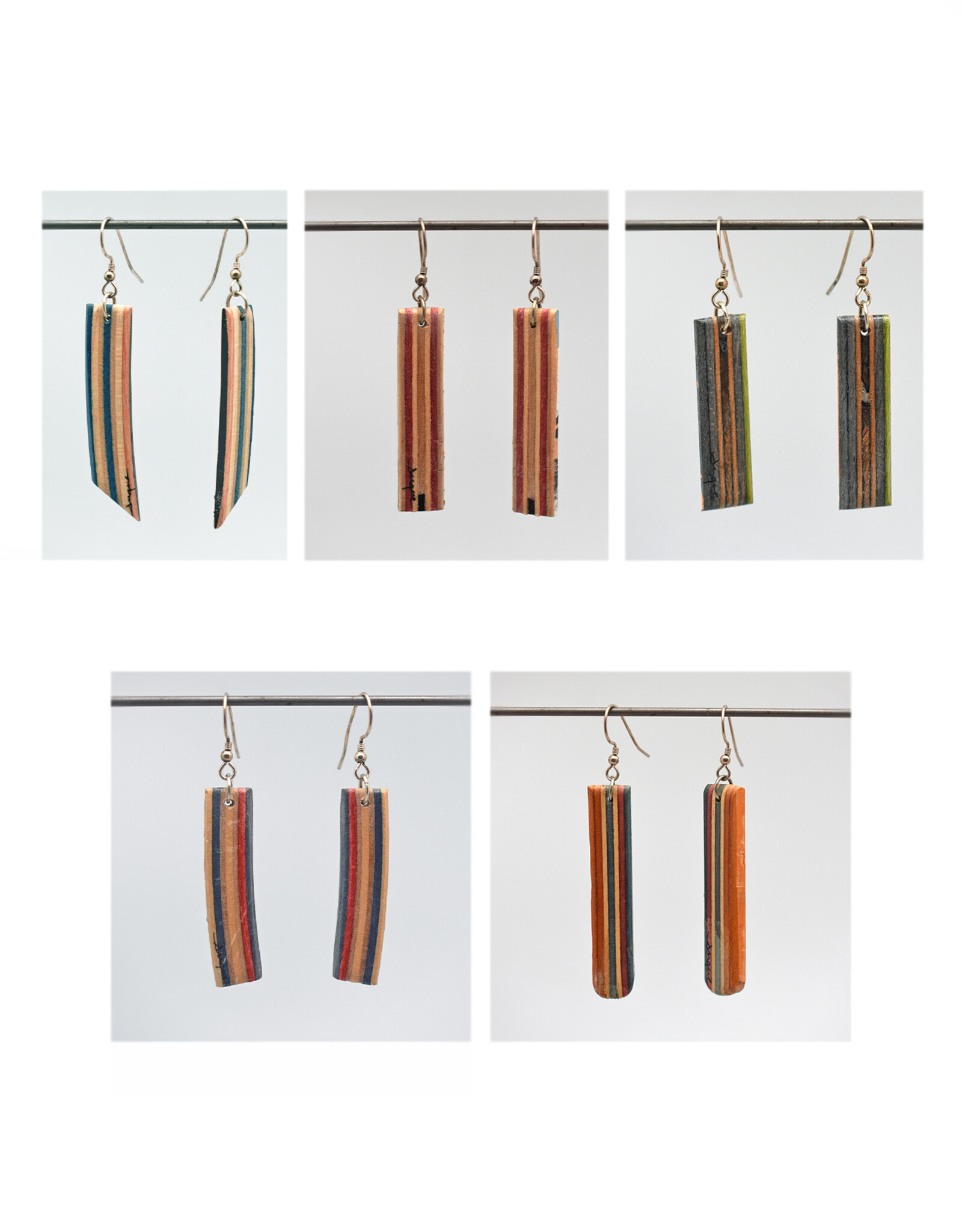 Skate Deck Earrings