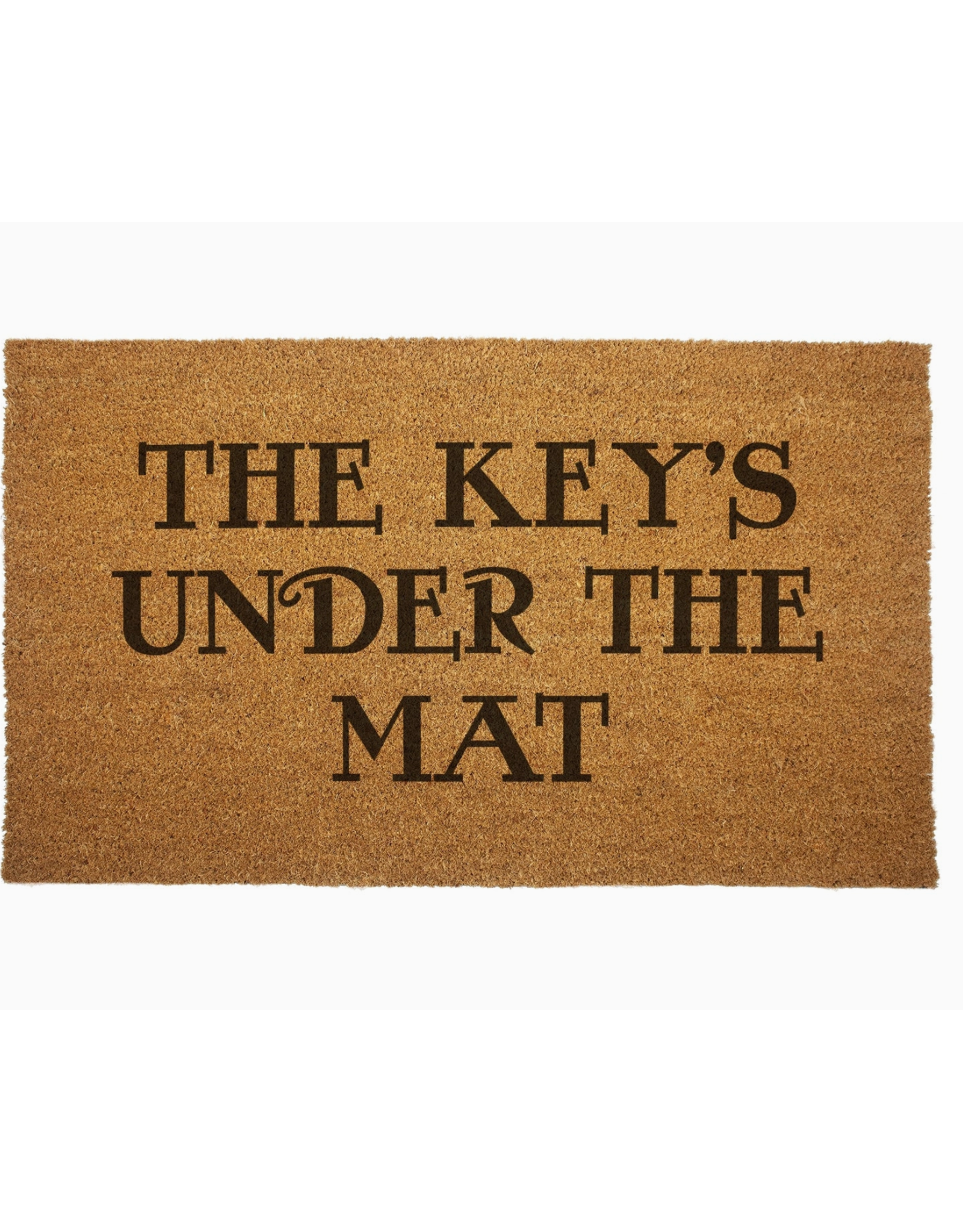 The Key's Under the Mat Door Mat - Curbside Pick Up Only