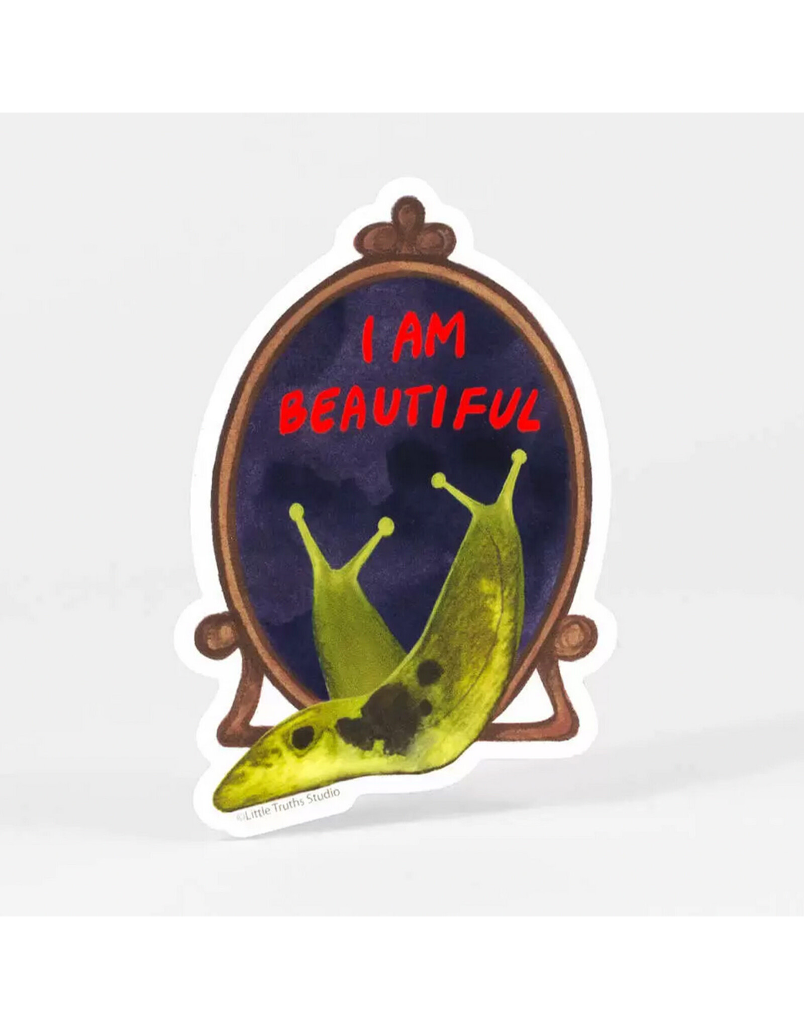 I Am Beautiful Slug Sticker
