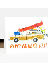 Happy Father's Day Station Wagon Greeting Card