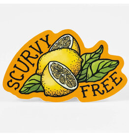 Scurvy Free Sticker