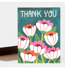 Thank You Cone Flower Greeting Card