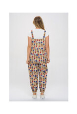 Paint Swatch Print Overalls