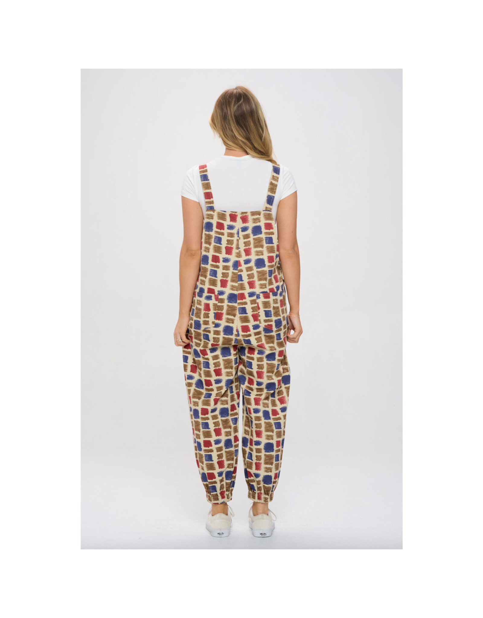 Paint Swatch Print Overalls