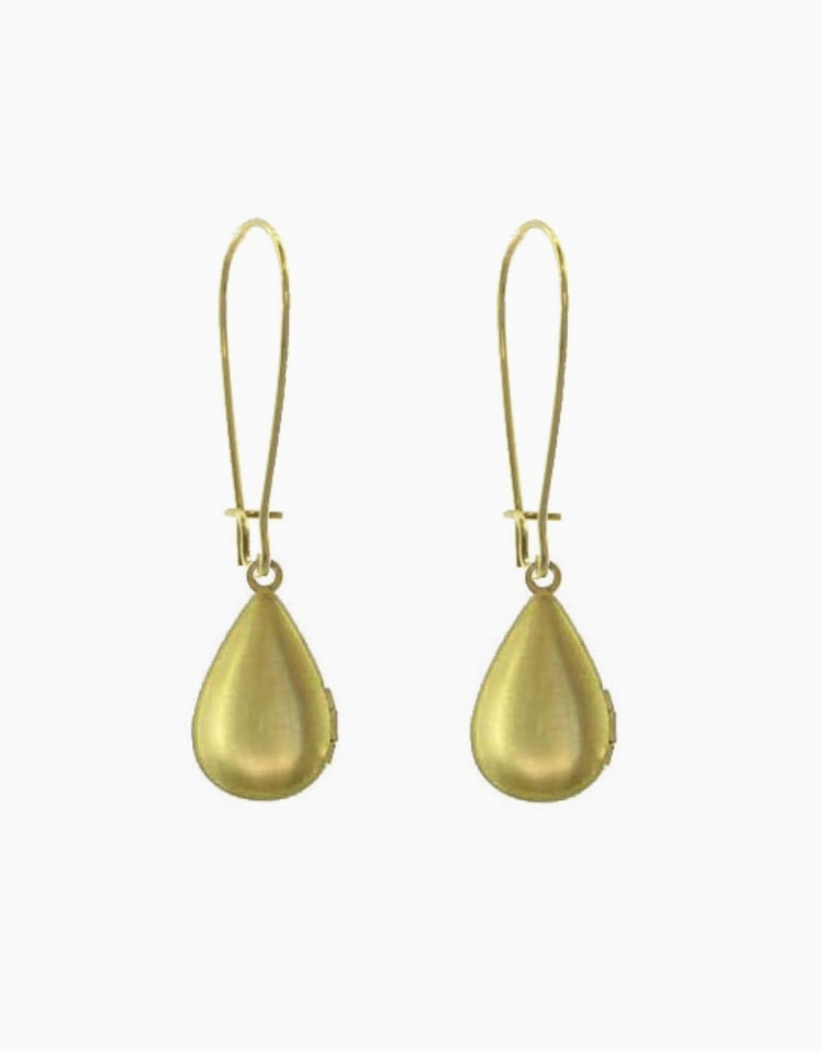 Vintage Locket Dangle Earrings