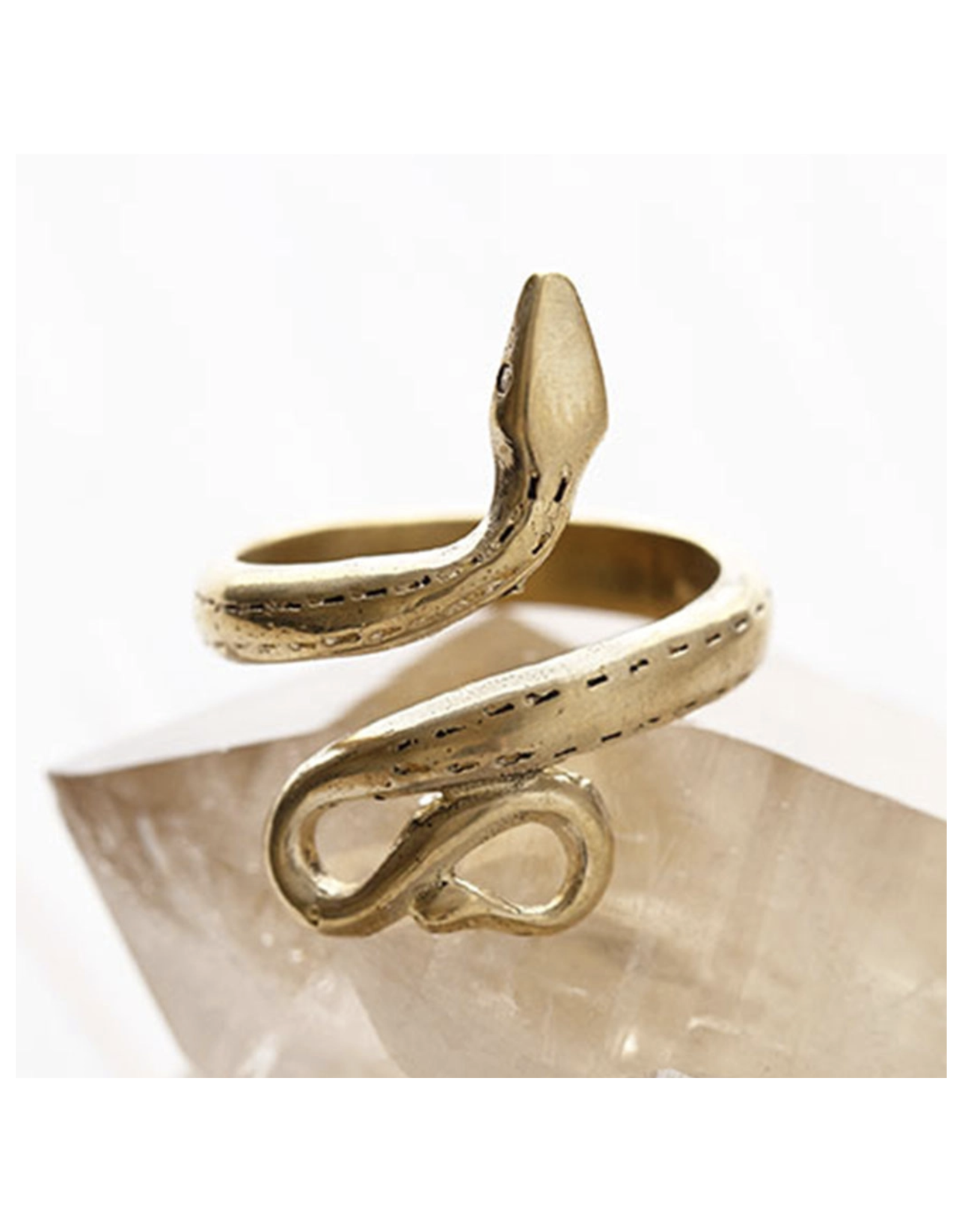 Golden Serpent Ring