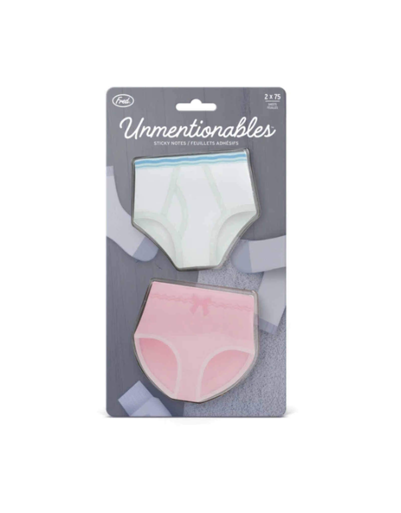 Unmentionables Underwear Sticky Notes - Set of 2
