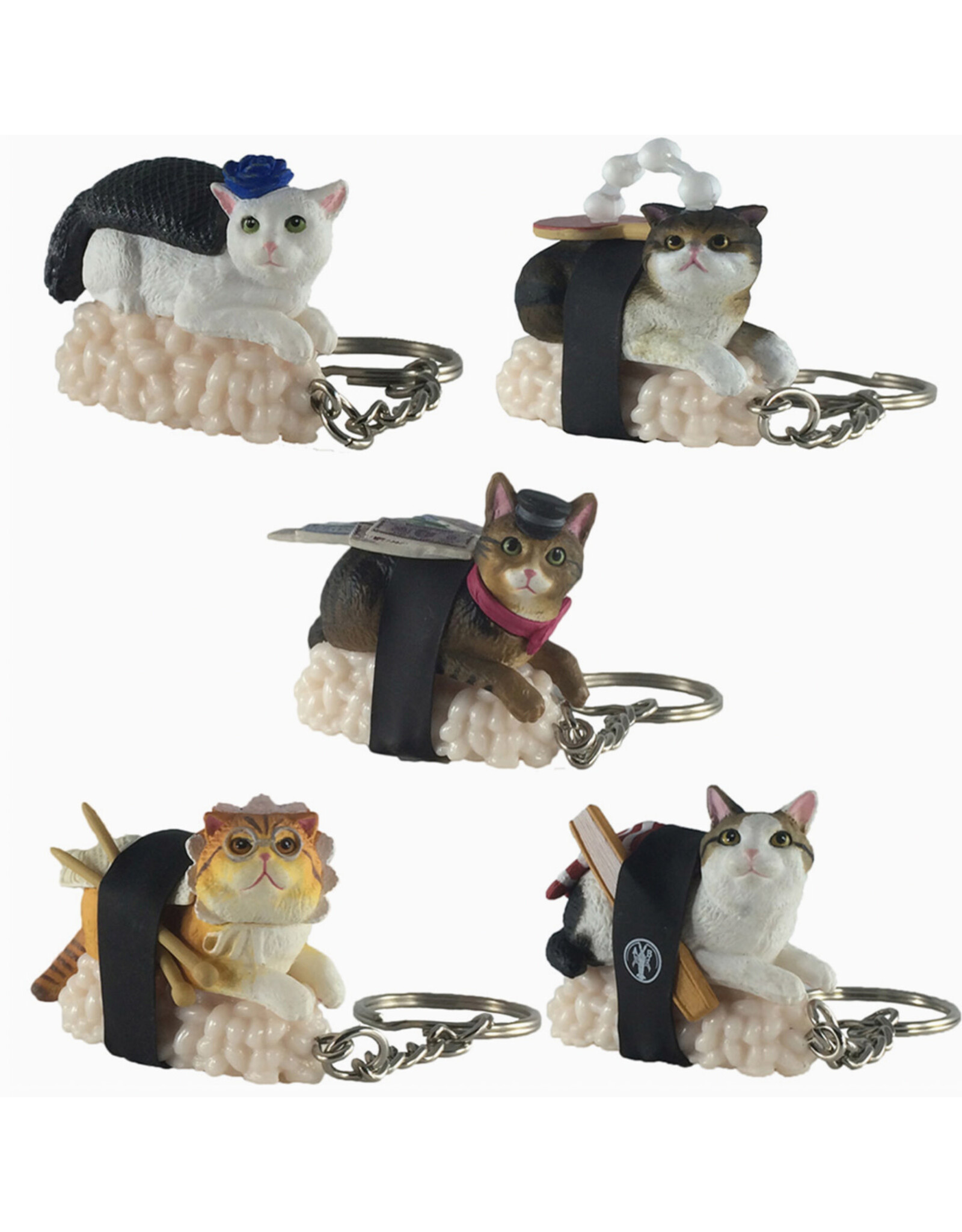 Sushi Cat Keychain Blind Box (Version 2)