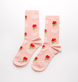 Fuck Off Roses Women's Crew Socks