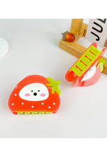 Cute Strawberry Rice Ball Claw Clip