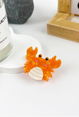 Mini Cute Crab (Orange) Claw Clip