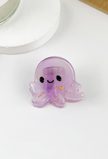 Mini Purple Jellyfish Claw Clip