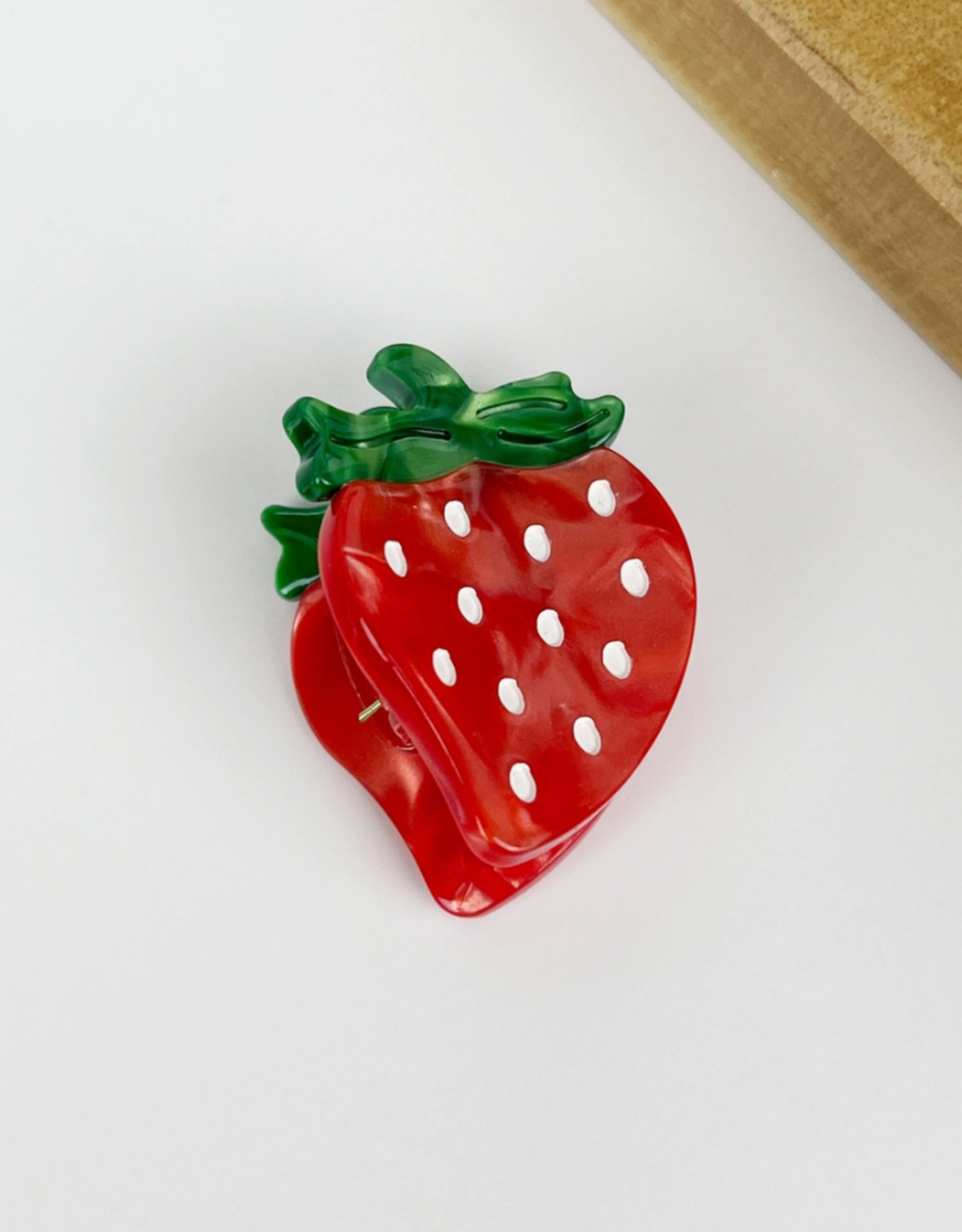 Mini Strawberry Claw Clip