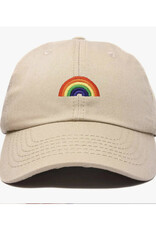Rainbow Dad Hat - Khaki