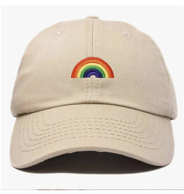 Rainbow Dad Hat - Khaki