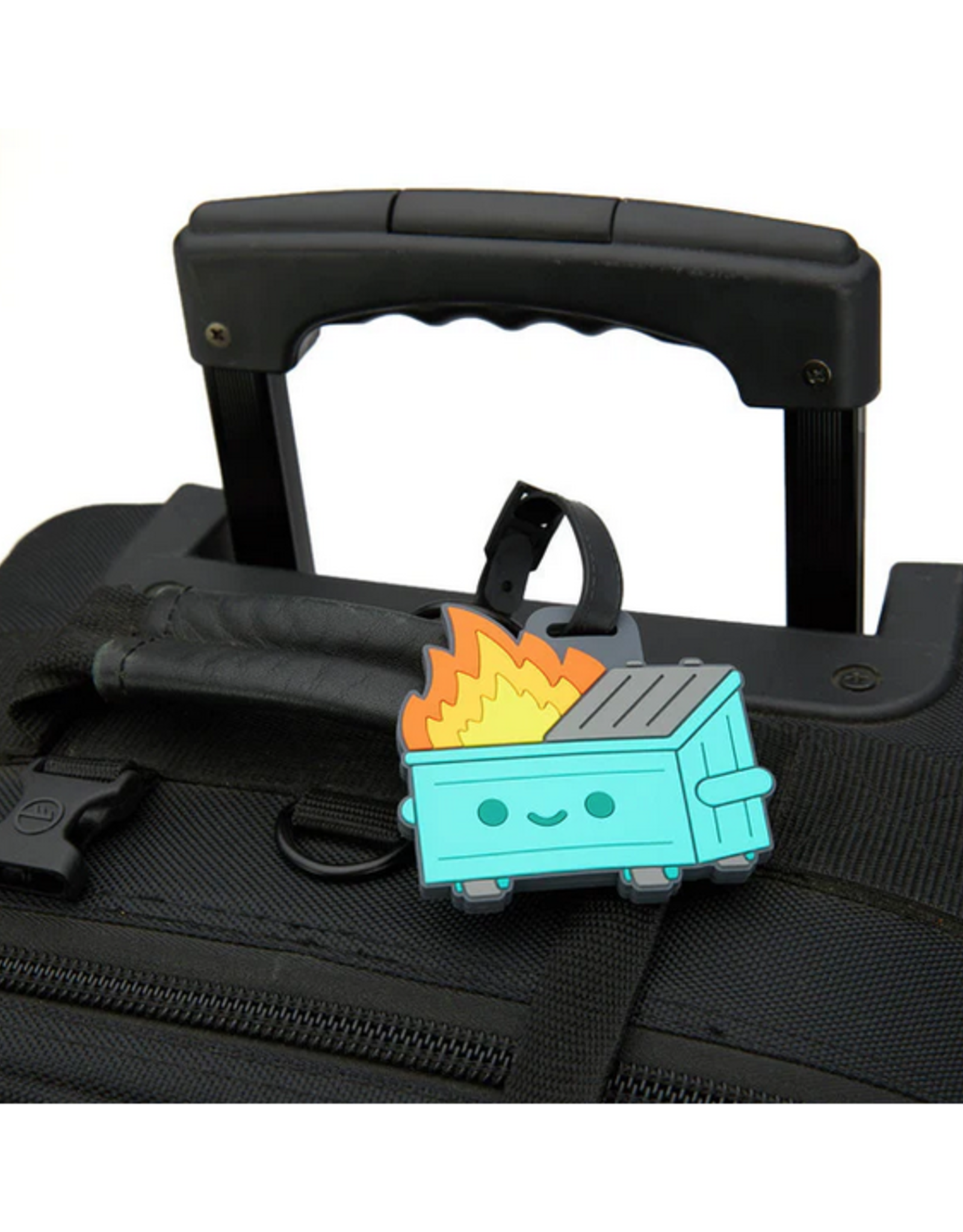 100% Soft Dumpster Fire Luggage Tag
