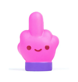 100% Soft Up Yours Middle Finger Stress Squishy
