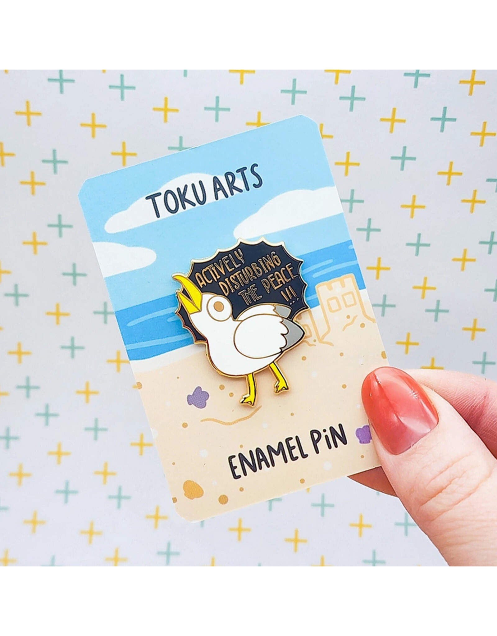Annoying Seagull Enamel Pin
