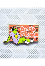Good Vibez Frog Enamel Pin