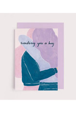 Sending You A Hug Greeting Card
