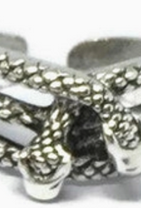 Dual Snakes Ring - Silver