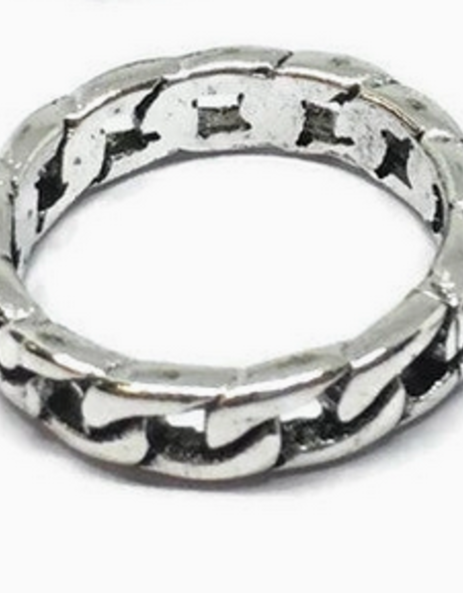 Chain Ring - Silver (Size 8)