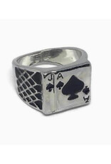 Ace of Spades Playing Cards Ring