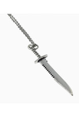 Bowie Knife Necklace - Silver