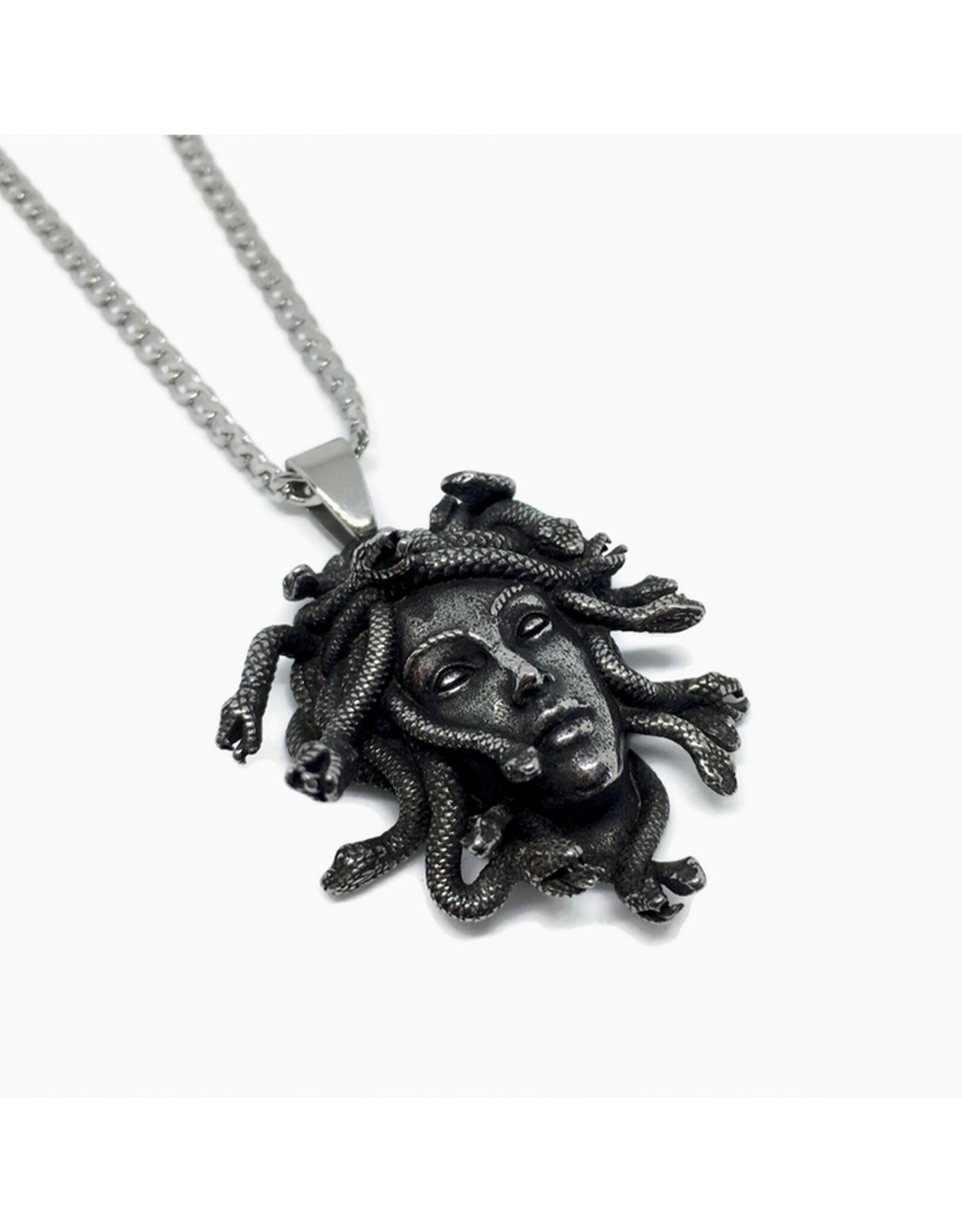 Medusa Head Necklace