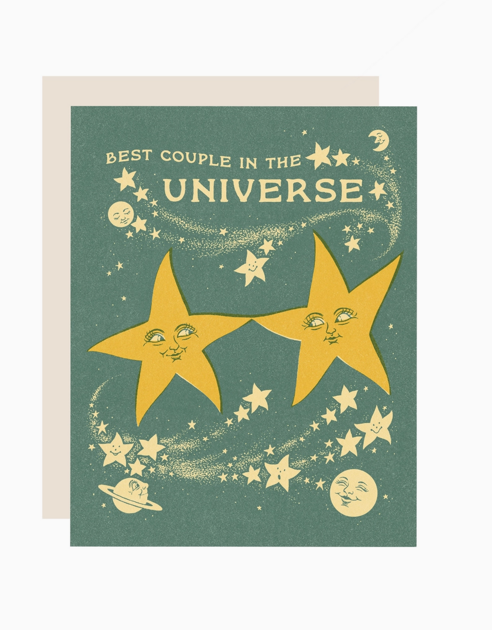 Best Couple in the Universe Stars Greeting Card
