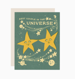 Best Couple in the Universe Stars Greeting Card