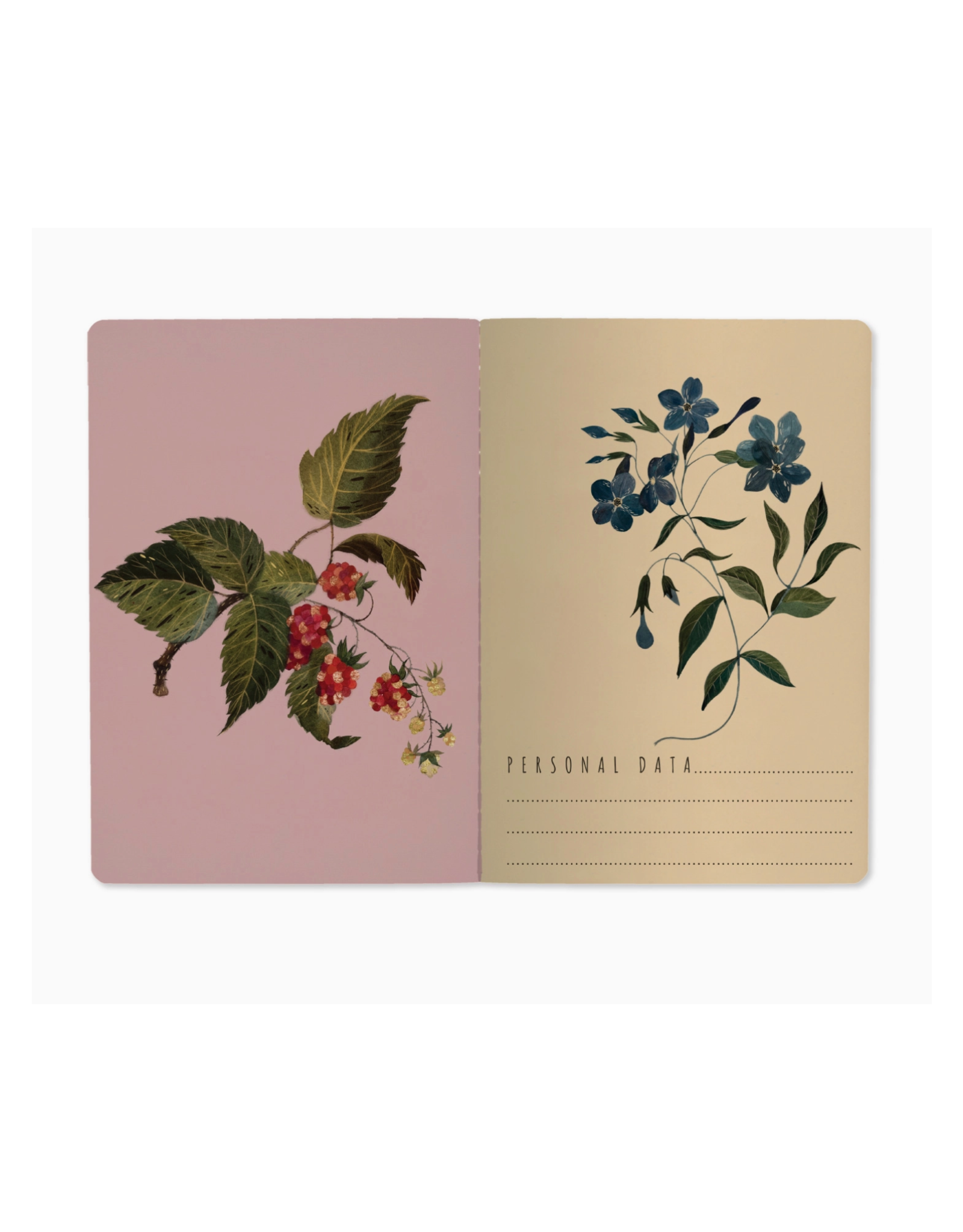 Forest Flowers (White) Notebook