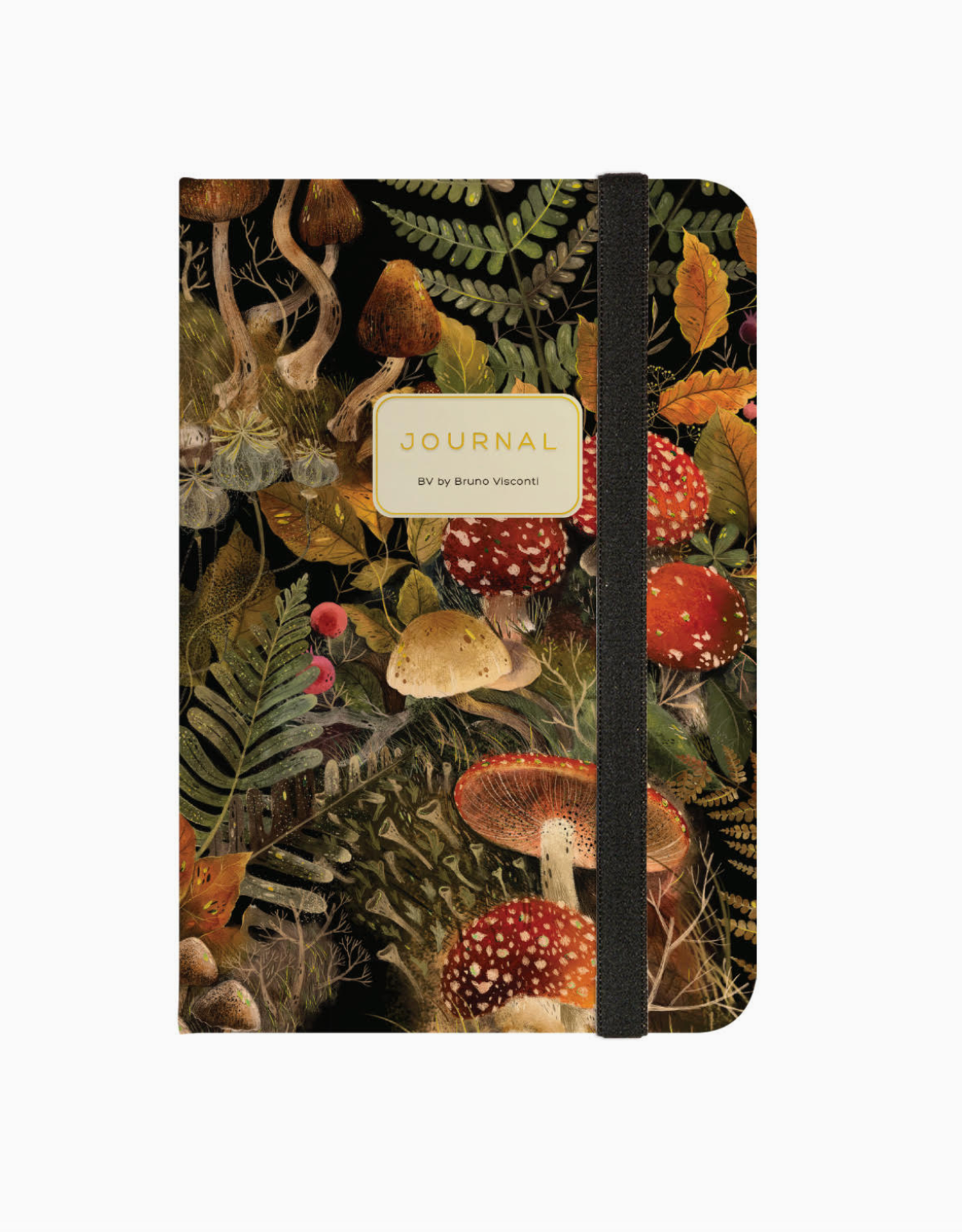Forest Mushrooms Hardcover Notebook