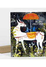 To The Lovely Couple Whimsical Greeting Card