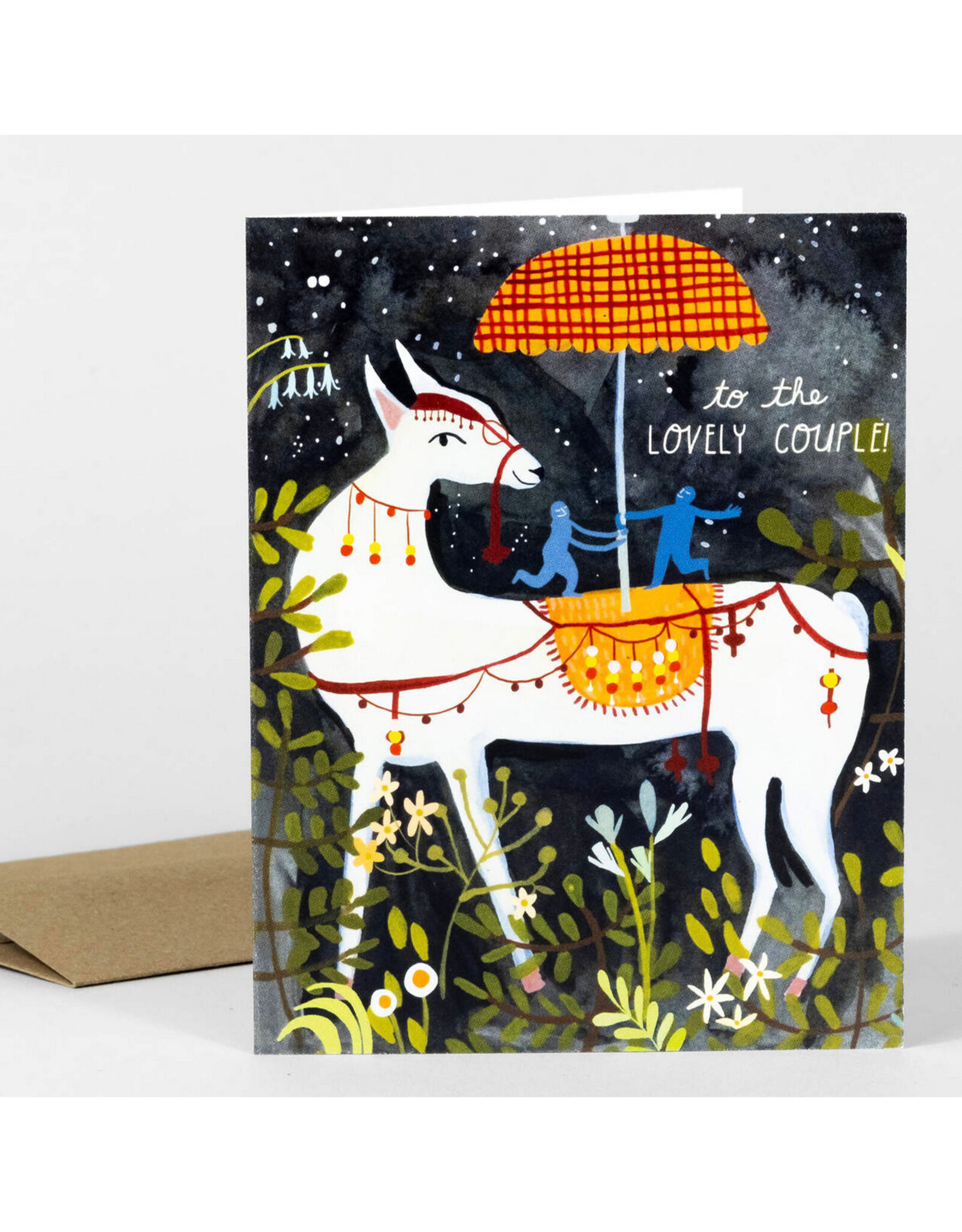 To The Lovely Couple Whimsical Greeting Card