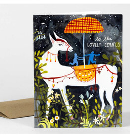 To The Lovely Couple Whimsical Greeting Card
