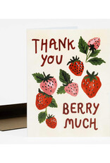Thank You Berry Much Greeting Card