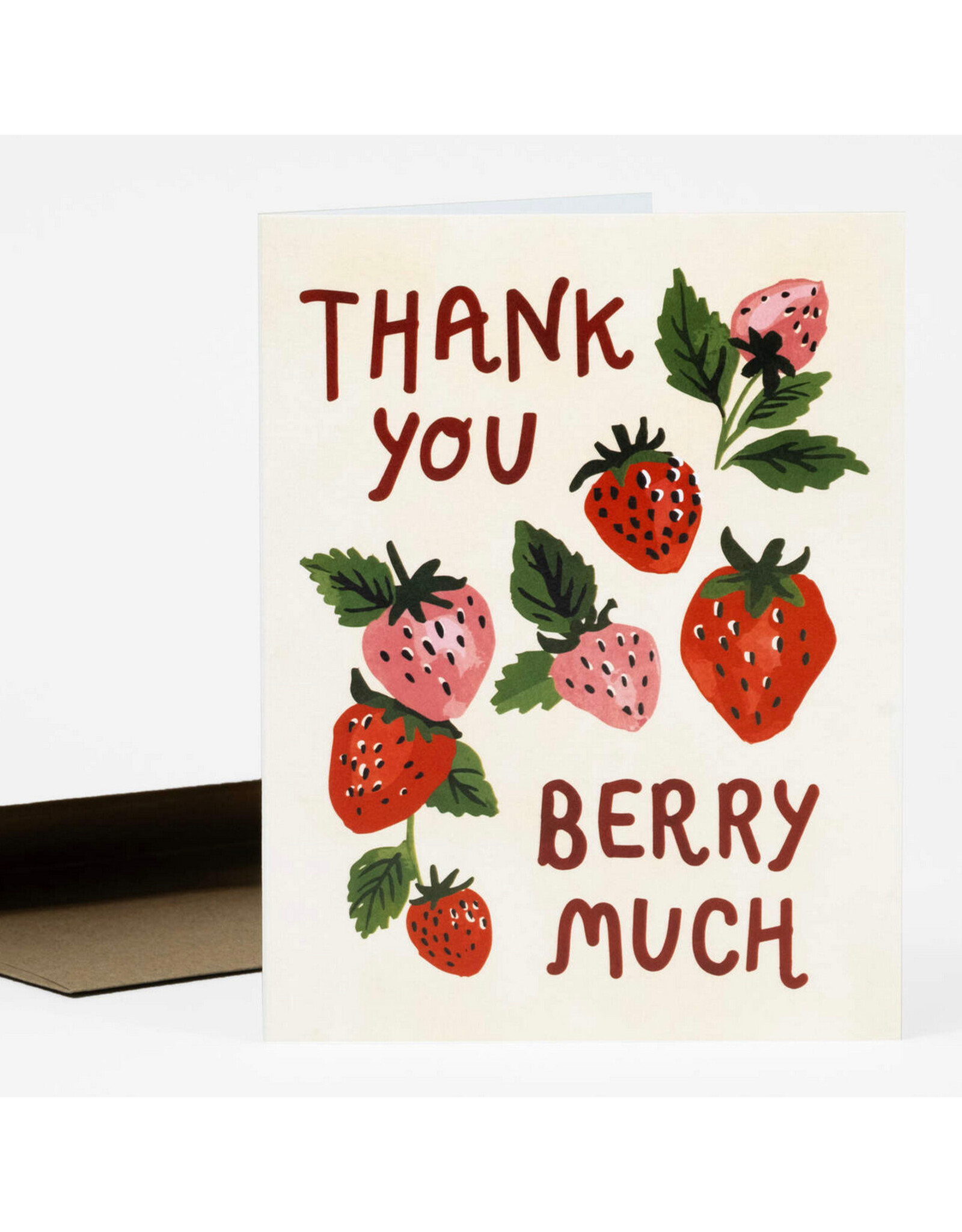 Thank You Berry Much Greeting Card