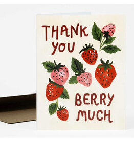 Thank You Berry Much Greeting Card