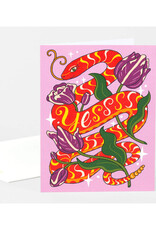 Yesss Snake Greeting Card