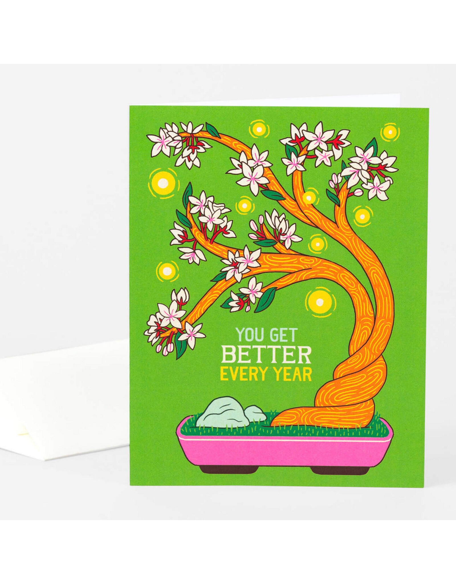 You Get Better Every Year Bonsai Greeting Card