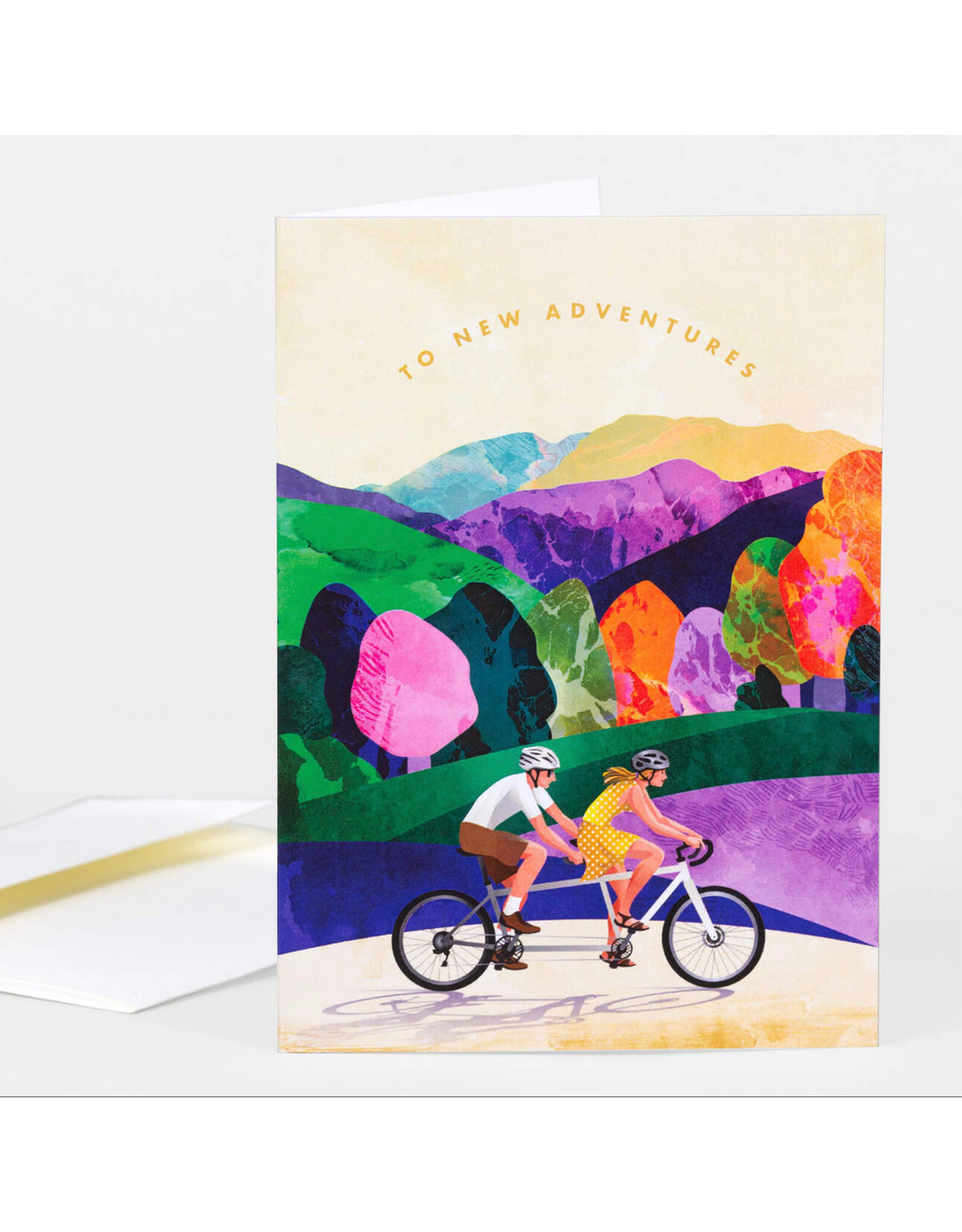 New Adventures Tandem Greeting Card