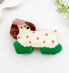 Spotted Dachshund Claw Clip