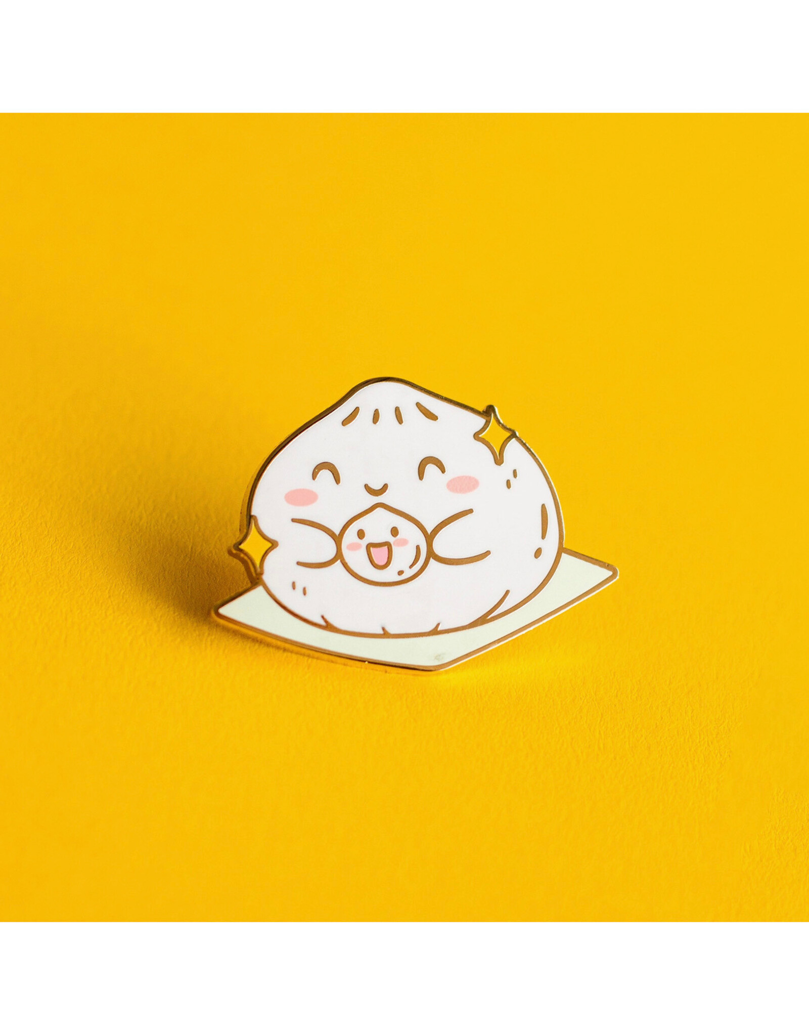 Big and Little Bao Enamel Pin