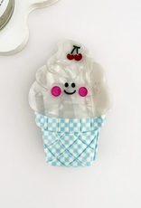 Cute Cherry Ice Cream Cone Claw Clip