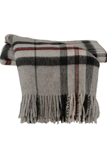Highland Tartan Tweed Throw - Grey Thompson *