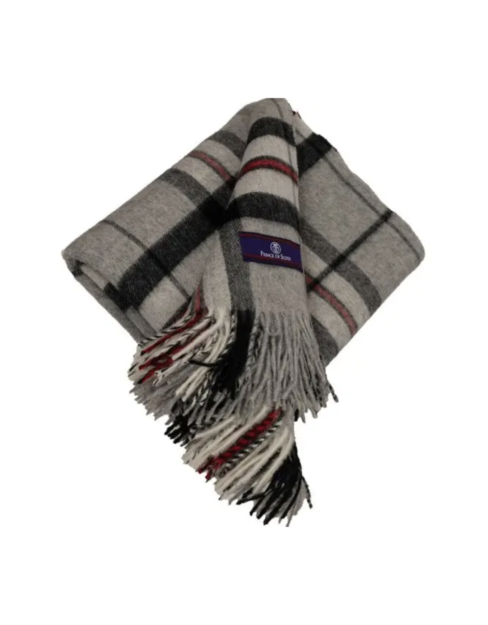 Highland Tartan Tweed Throw - Grey Thompson *